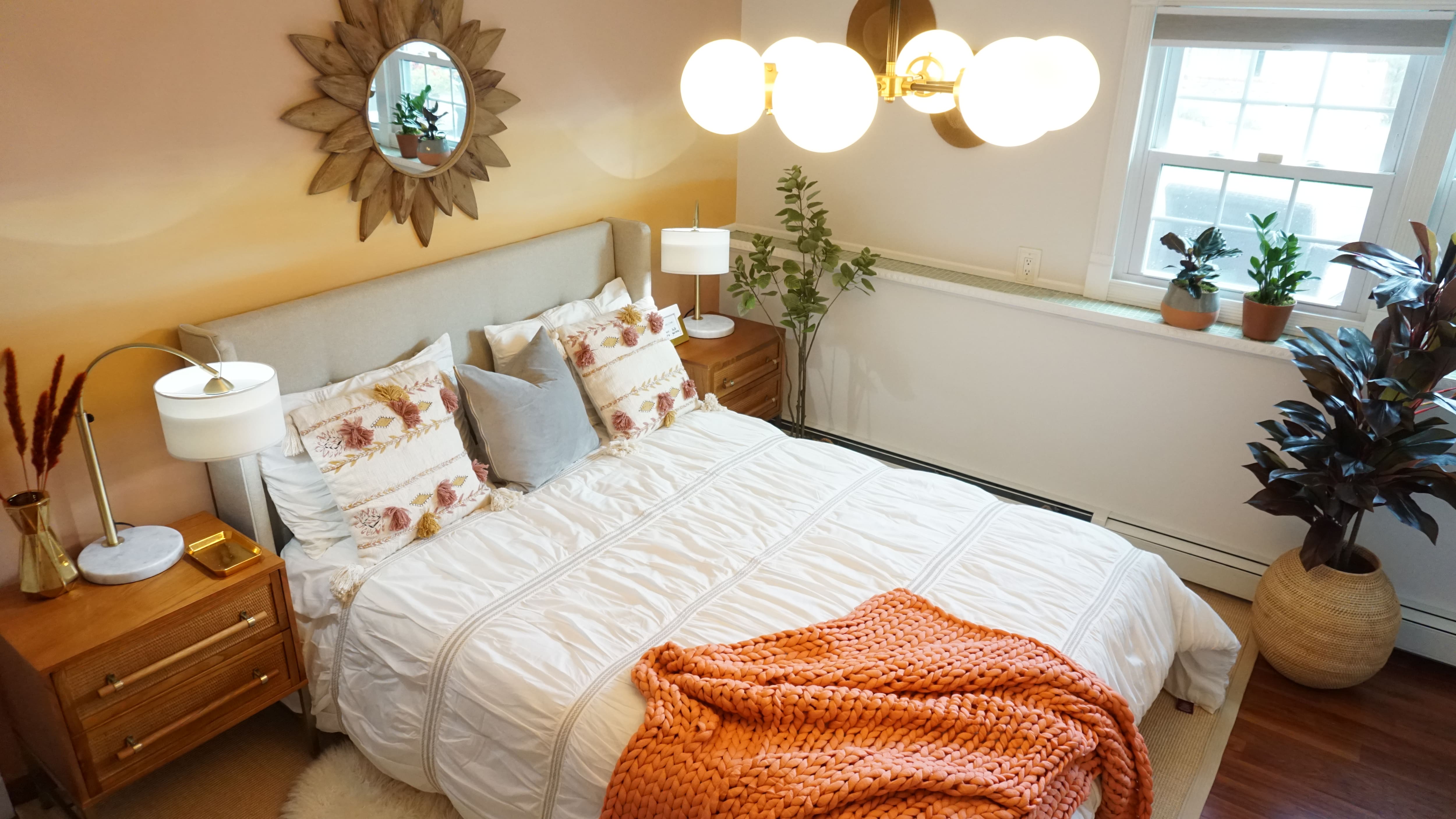 Creating a Bohemian Chic Guest Bedroom for Fall - The Home Depot